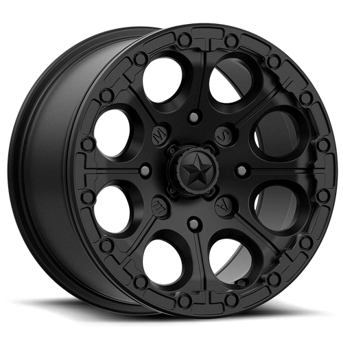 CANNON UTV BL 15X7 4X110 S-BLK 25MM