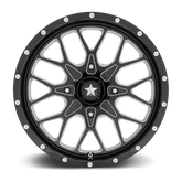 PORTAL UTV 22X7 4X156 115 G-BLK-MILL +0