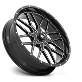 PORTAL UTV 24X7 4X137 112 G-BLK-MILL +0