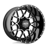 MO986 22X12 5X5.0/5.5 G-BLK MACH -44MM