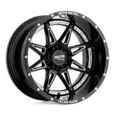 MO993 18X8.5 5X5.0 G-BLK MILL 18MM