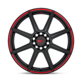 MR142 15X6.5 5X100/4.5 S-BLK RED 40MM