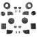 JL 2" ECONOMY KIT 4 DR W SHK EXT