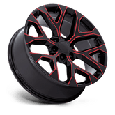 PR177 22X9 6X5.5 78 +24 G-BLK RD-MILL