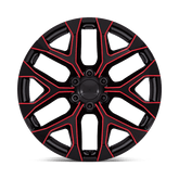 PR177 22X9 6X5.5 78 +24 G-BLK RD-MILL