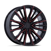 PR223 24X10 6X5.5 78 +28 G-BLK MILL-RED