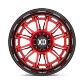 XD865 20X9 6X135 RED-MILL BLK-LP 18MM