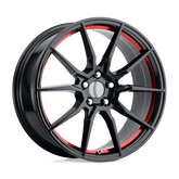 PR193RS 17X9 5X4.5 70.6 G-BLK RED-MCH 24