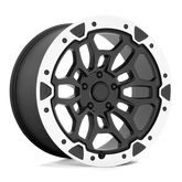 PR215BM 22X10 6X5.5 78.1 M-BLK MACH 19MM