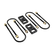 RL 1'' REAR BLOCK KIT - DODGE/RAM