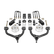 3.5'' FRNT STRTEXT 1''R-BLK TUBE AR-KIT