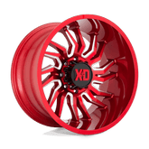 XD858 22X12 8X6.5 CANDY RED MILLED -44MM