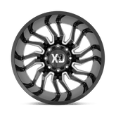 XD858 22X10 6X135 GLOSS BLACK MILL -18MM