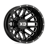 XD843 DRW 17X6.5 8X210 -155 GBLK-MILL DR