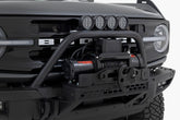 Safari Bar | 3.5" Round LED (Quad) | Black | Amber DRL | OE Modular Steel | Ford Bronco (21-26)