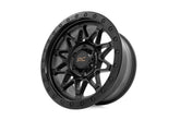 Rough Country 78 Series Wheel | Simulated Beadlock | Black | 18x9 | 6x135 | 0mm