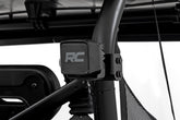 LED Light Kit | Rear Mount | 3" Chrome Pair | Wide Angle | Segway 570 F
