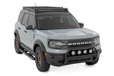 Nudge Bar | w/ Tow Hooks | 20 Inch BLK DRL Single Row LED | Ford Bronco Sport (21-24)