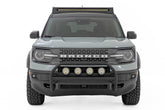 Nudge Bar | w/ Tow Hooks | 4 Inch Round Led (x4) | Ford Bronco Sport (21-24)