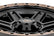 Rough Country 79 Series Wheel | One-Piece | Semi Gloss Black w/Bronze Ring | 15x8 | 5x4.5 | -19mm
