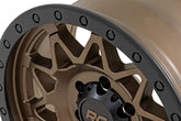 Rough Country 78 Series Wheel | Simulated Beadlock | Bronze/Black | 18x9 | 6x135 | -12mm