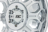 Rough Country 77 Series Wheel | One-Piece |Chrome | 22x12 | 6x135 | -44mm