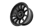 Rough Country 90 Series Wheel | One-Piece | Gloss Black | 20x9 | 6x5.5 | 0mm