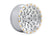 Rough Country 87 Series Wheel | Simulated Beadlock | Full Machine | 17x8.5 | 6x5.5 | +0mm