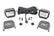 LED Light Kit | Ditch Mount |  2" Chrome Pair | Wide | Ford Bronco 4WD (21-26)