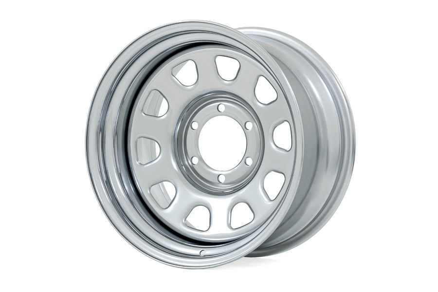 Steel Wheel | Chrome | 16x8 | 6x5.5 | 4.25 Bore | -12