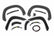 SF1 Fender Flares | GB8 Mosaic Black | Chevy Silverado 1500 2WD/4WD (19-26)