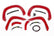 SF1 Fender Flares | G7C Red Hot | Chevy Silverado 1500 2WD/4WD (2019-2026)