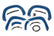 SF1 Fender Flares | GJV Riptide Blue | Chevy Silverado 1500 2WD/4WD (19-26)