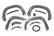 SF1 Fender Flares | G9K Satin Steel | Chevy Silverado 1500 2WD/4WD (19-26)