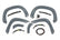 SF1 Fender Flares | GNO Slate Gray | Chevy Silverado 1500 2WD/4WD (2019-2026)
