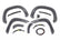 SF1 Fender Flares | GXD Sterling Grey Metallic | Chevy Silverado 1500 (19-26)