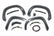 SF1 Fender Flares | GXG Tungsten | Chevy Silverado 1500 2WD/4WD (2019-2026)