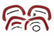 SF1 Fender Flares | GCN Victory Red | Chevy Silverado 1500 2WD/4WD (19-26)