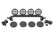 Light Bar Mount | 6.5 Inch Round LED (Quad) | OE Modular Steel | Ford Bronco (21-26)