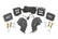 LED Light Kit | Cage Mount | 2" Black Pair | Honda Talon 1000 