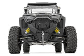 LED Light Kit | "A" Pillar Mount | 2" Black Pair | White DRL | Polaris RZR PRO XP 