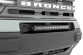 LED Light Kit | Bumper Mount | 20" Black Single Row | Ford Bronco Sport (21-26)