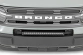 LED Light Kit | Bumper Mount | 20" Black Single Row | White DRL | Ford Bronco Sport (21-26)