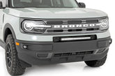 LED Light Kit | Bumper Mount | 20" Black Single Row | White DRL | Ford Bronco Sport (21-26)