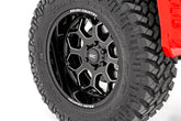 Rough Country 96 Series Wheel | One-Piece | Gloss Black | 20x10 | 6x5.5 | -19mm