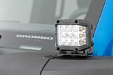 LED Light Kit | Ditch Mount |  2" Chrome Pair | Wide | Ford Bronco 4WD (21-26)