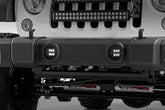 LED Light Kit | Fog Mount | 2" Black Pair | Jeep Wrangler JK/Wrangler Unlimited (10-18)
