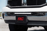 LED Light Kit | Bumper Mount | 20" Black Single Row | White DRL | Ram 2500 (03-18)/3500 (03-18) 