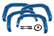 Sport Fender Flares | 8X0 Heritage Blue | Toyota Tacoma 2WD/4WD (2024-2026)