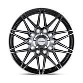 PE P3C 20X8.5 5X115 76 G-BLK MACH +40